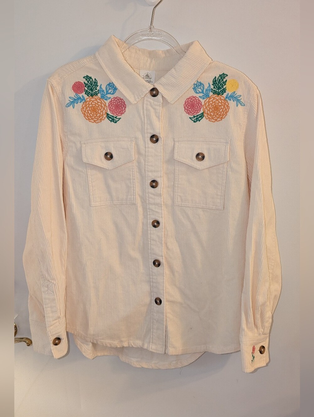 Disney Pixar Embroidered  Corduroy Size Large